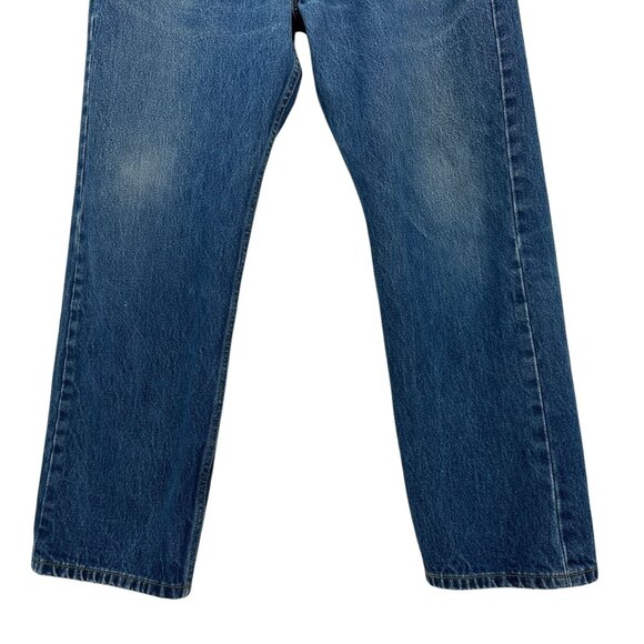 Vintage Levi's Mens 38x31 Jeans 501XX Button Fly Distressed Stone Wash - Picture 4 of 13